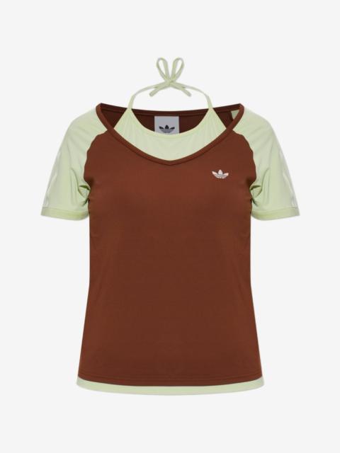 adidas Summer Glow layered-effect T-shirt
