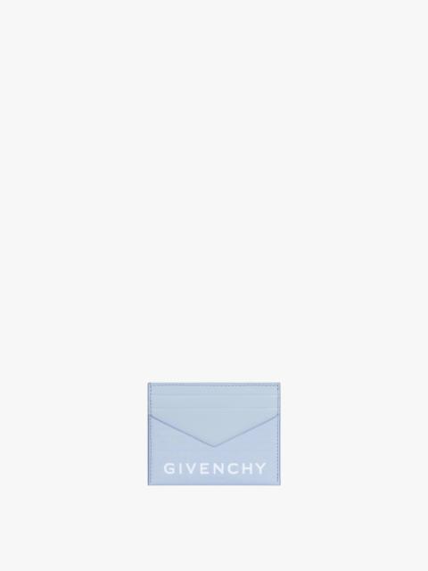 Givenchy G CUT CARD HOLDER IN 4G LEATHER