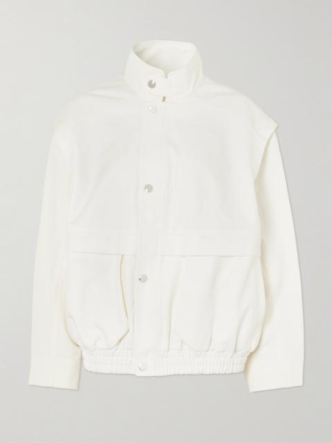 Tibi Paneled Cotton-twill Jacket