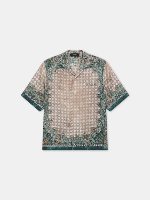 AMIRI BANDANA BOWLING SHIRT