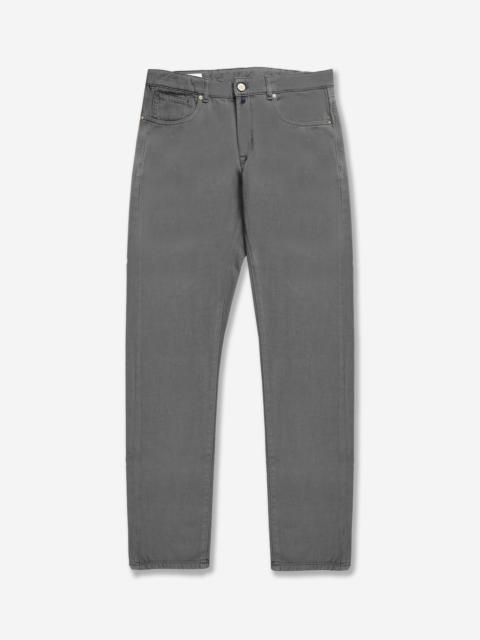 SLOWEAR Slim-fit five-pocket trousers in cotton and cashmere