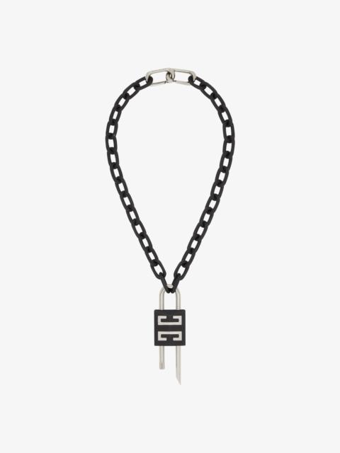 Givenchy MEDIUM LOCK NECKLACE IN METAL