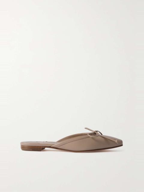 Ballerimu leather point-toe mules