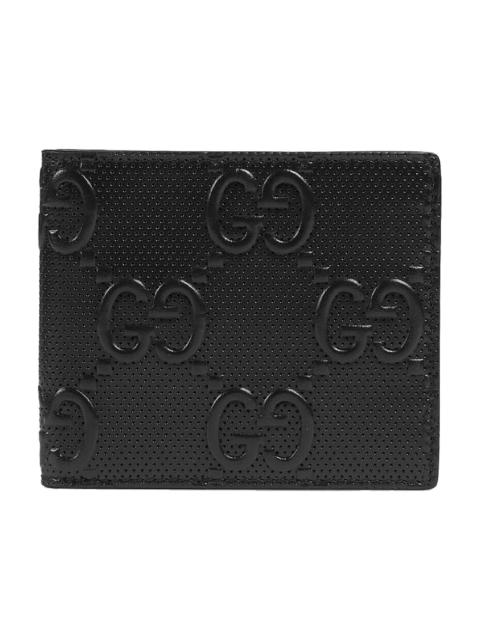 GUCCI Gucci GG Embossed Wallet Black/Black