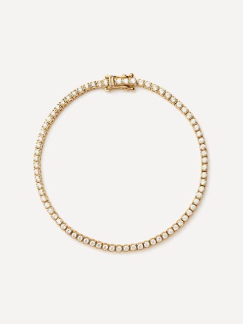MISSOMA 14ct Gold Fine Diamond Tennis Bracelet