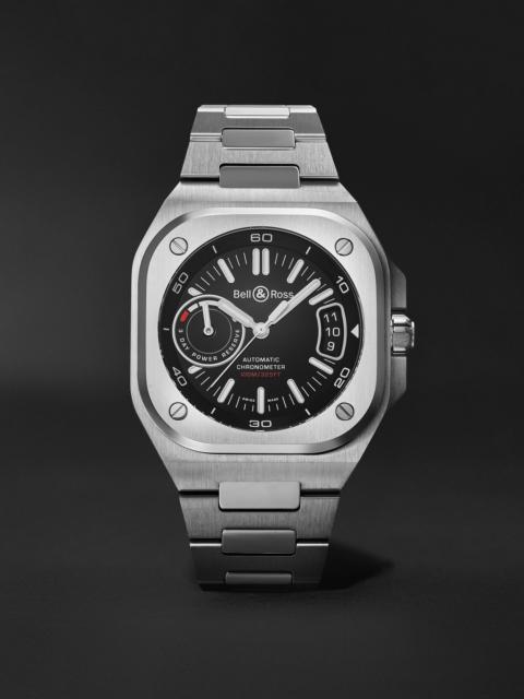 Bell & Ross BR-X5 Automatic Chronometer Steel Watch, Ref. BRX5R-BL-ST/SST Black