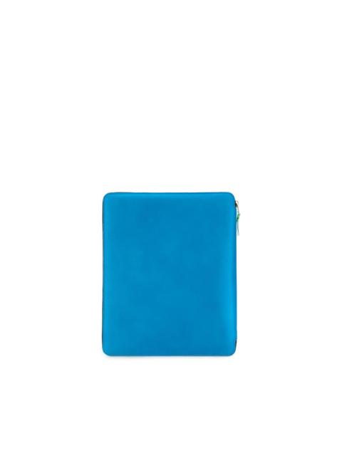 Comme Des Garçons colour-block leather laptop case