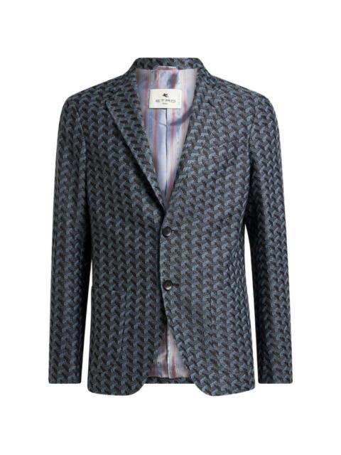 Etro geometric-pattern jacket