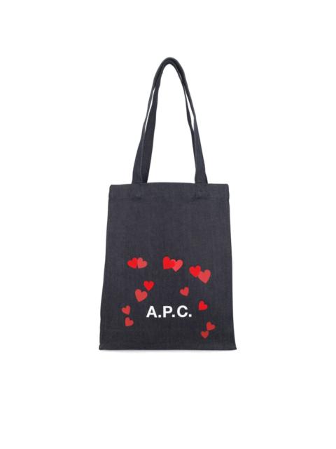 A.P.C. Lou Blondie canvas tote bag