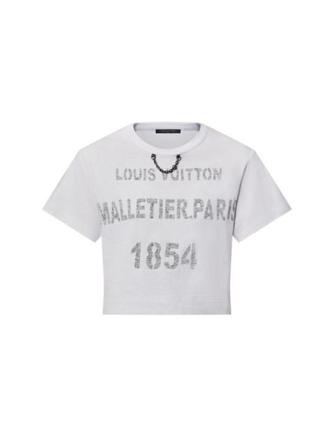 Louis Vuitton Stencil Signature Crop Top