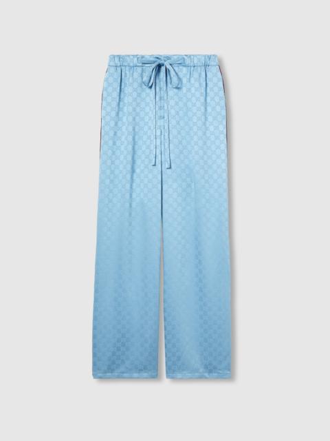 GG satin pants