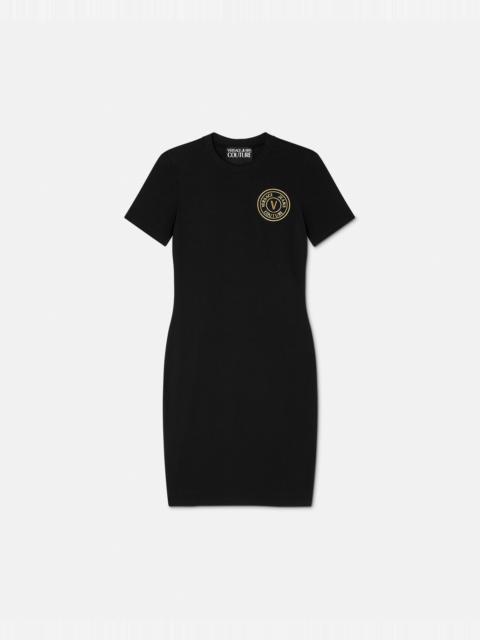 VERSACE JEANS COUTURE V-Emblem T-Shirt Dress