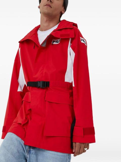 FILA hooded belted jacket