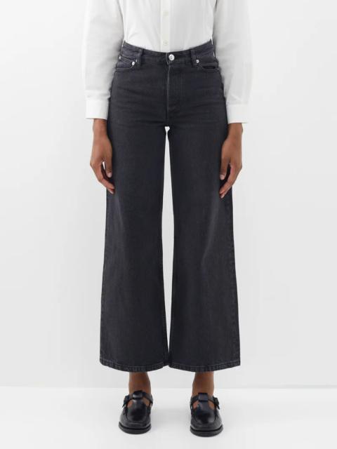 A.P.C. Elisabeth recycled-cotton wide-leg jeans