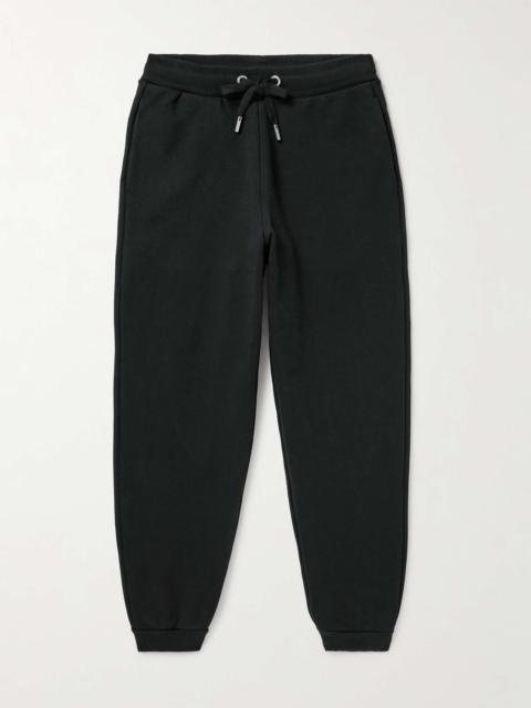 AMI Paris Tapered Logo-Embroidered Organic Cotton-Jersey Sweatpants