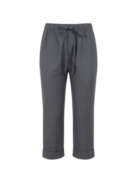 CO drawstring cuffed trousers