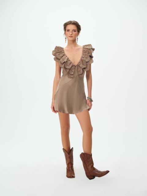 For Love & Lemons Luna Eyelet Mini Dress