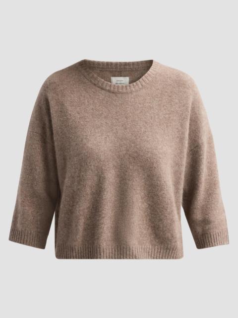 Loulou de Saison Women's Azali Knit Crewneck Sweater - Ashes Melange