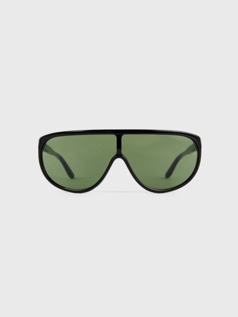 TOTEME Shield aviator sunglasses black