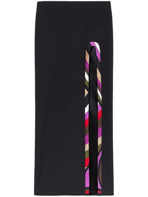 PUCCI Iride-trim maxi skirt