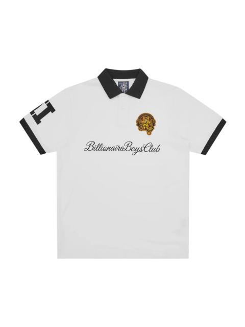 BILLIONAIRE BOYS CLUB SCRIPT PATCH POLO SHIRT