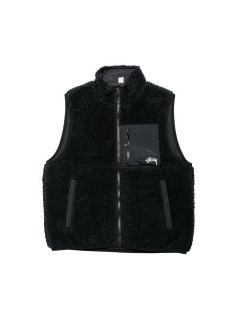 Stüssy Stüssy Sherpa Reversible Vest Black