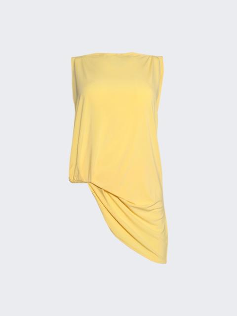 JACQUEMUS Peplo Top Yellow