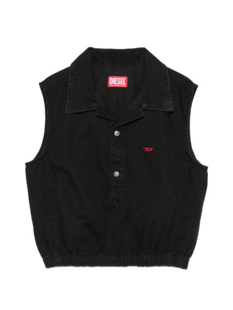 Diesel De-Drey cropped sleeveless top