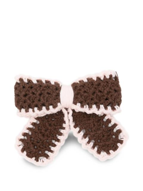 STINE GOYA Stine Goya Crochet-knit Bow Hair Clip