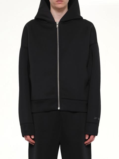 entire studios Scuba Zip Hood in Black