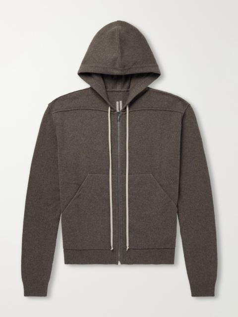 Rick Owens Cashmere and Wool-Blend Zip-Up Hoodie