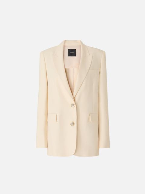 PINKO SINGLE-BREASTED JACKET WITH A RUSTIC EFFECT
