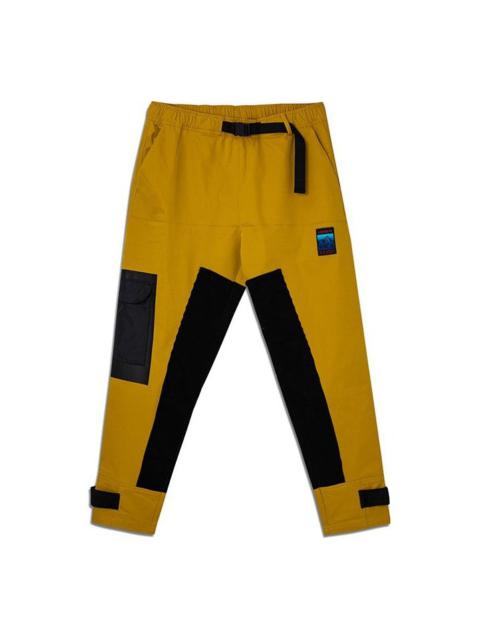 adidas originals Adv Wv Pant Colorblock Outdoor Multiple Pockets Cargo Sweatpants Yellow GV0931