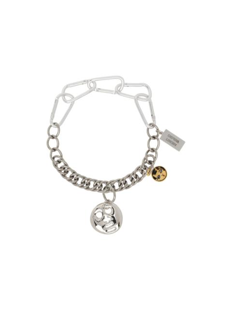 Chopova Lowena Silver Two Faced Necklace