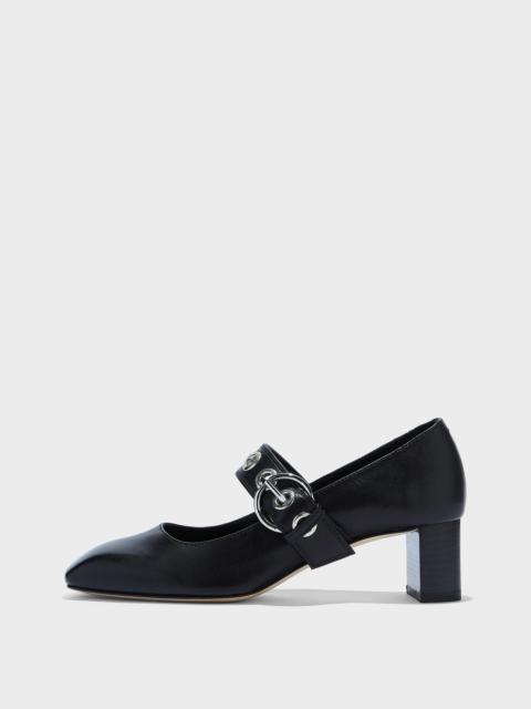 Aeyde Lina Eyelet Mary-Jane Pumps