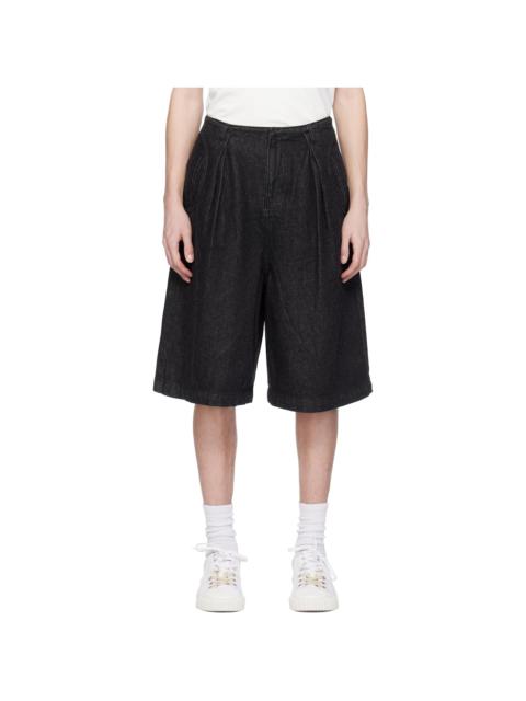 ADER error Black 0201 Denim Shorts