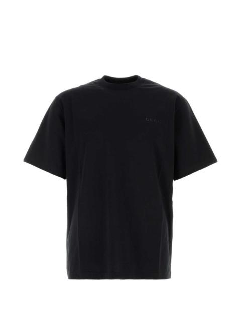 GUCCI logo-embroidered T-shirt