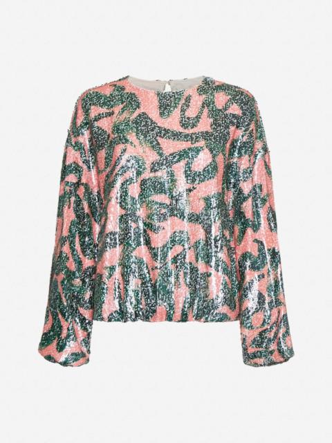 Embellished balloon top