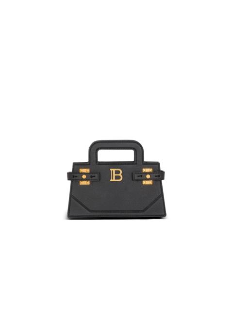 Small B-Buzz Top Handle bag in grained leather