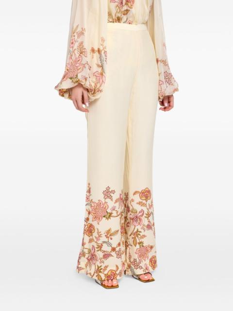 HEMANT & NANDITA Riah flared-leg trousers