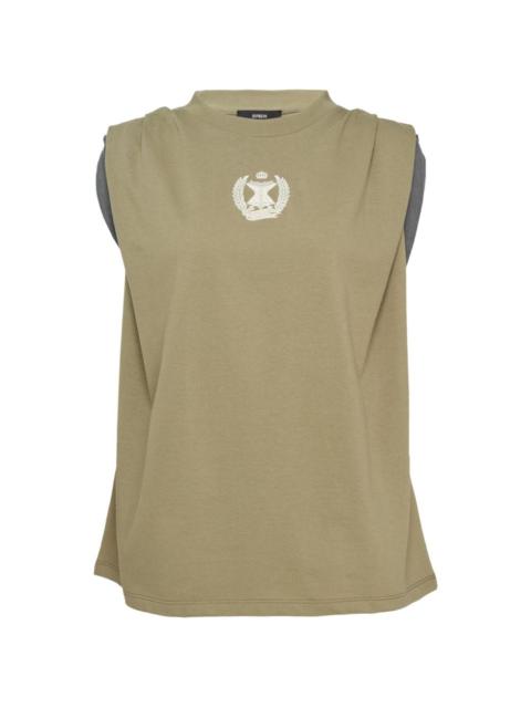 BONBOM tucked emblem t-shirt