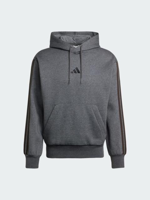 adidas Essentials 3-Stripes Fleece Hoodie