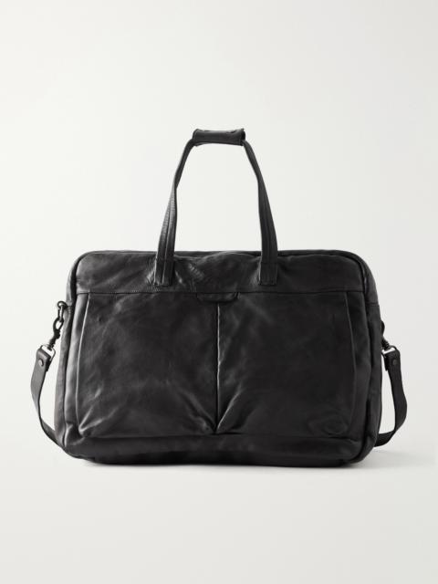 OFFICINE CREATIVE Helmet 056 Full-Grain Leather Weekend Bag