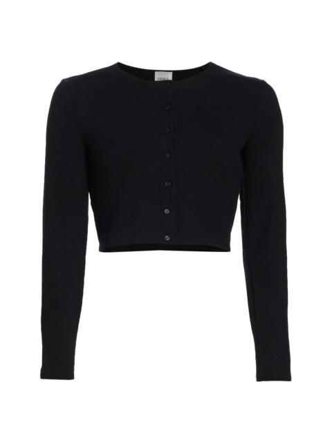 LESET Women's Lauren Crop II Knit Cardigan - Black
