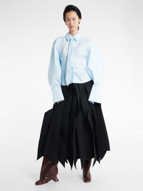 A.W.A.K.E. MODE PUFF SLEEVE SHIRT LIGHT BLUE