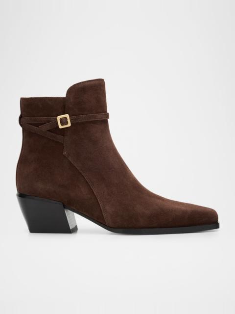 rag & bone Joni Suede Buckle Ankle Boots
