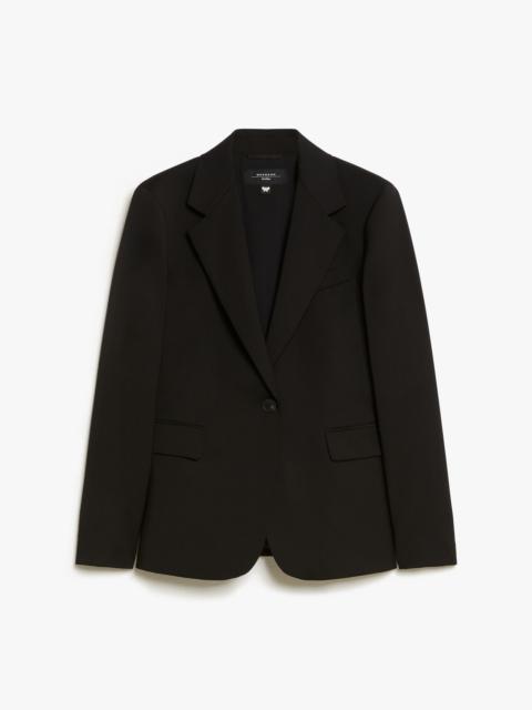 WEEKEND Max Mara LAMINE Natural stretch wool blazer