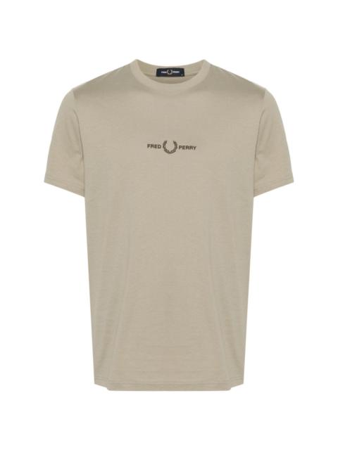 embroidered-logo cotton T-shirt