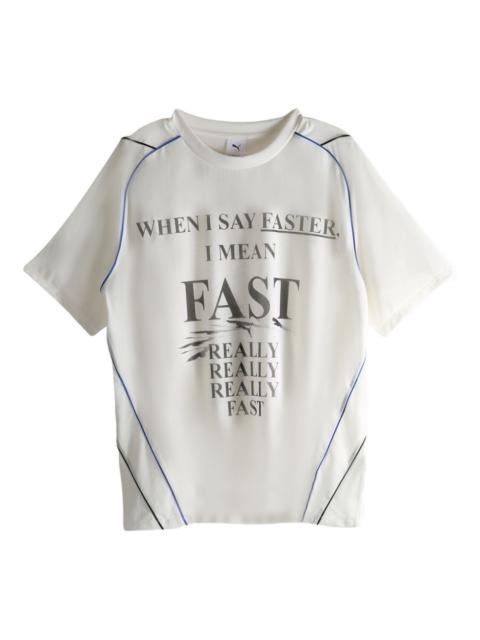 PUMA Nine To Five graphic-print panelled T-shirt