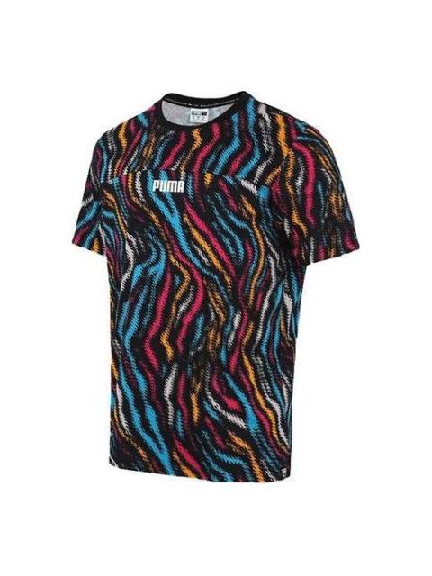 PUMA PUMA Wild Pack AOP Tee 'Black' 579508-71
